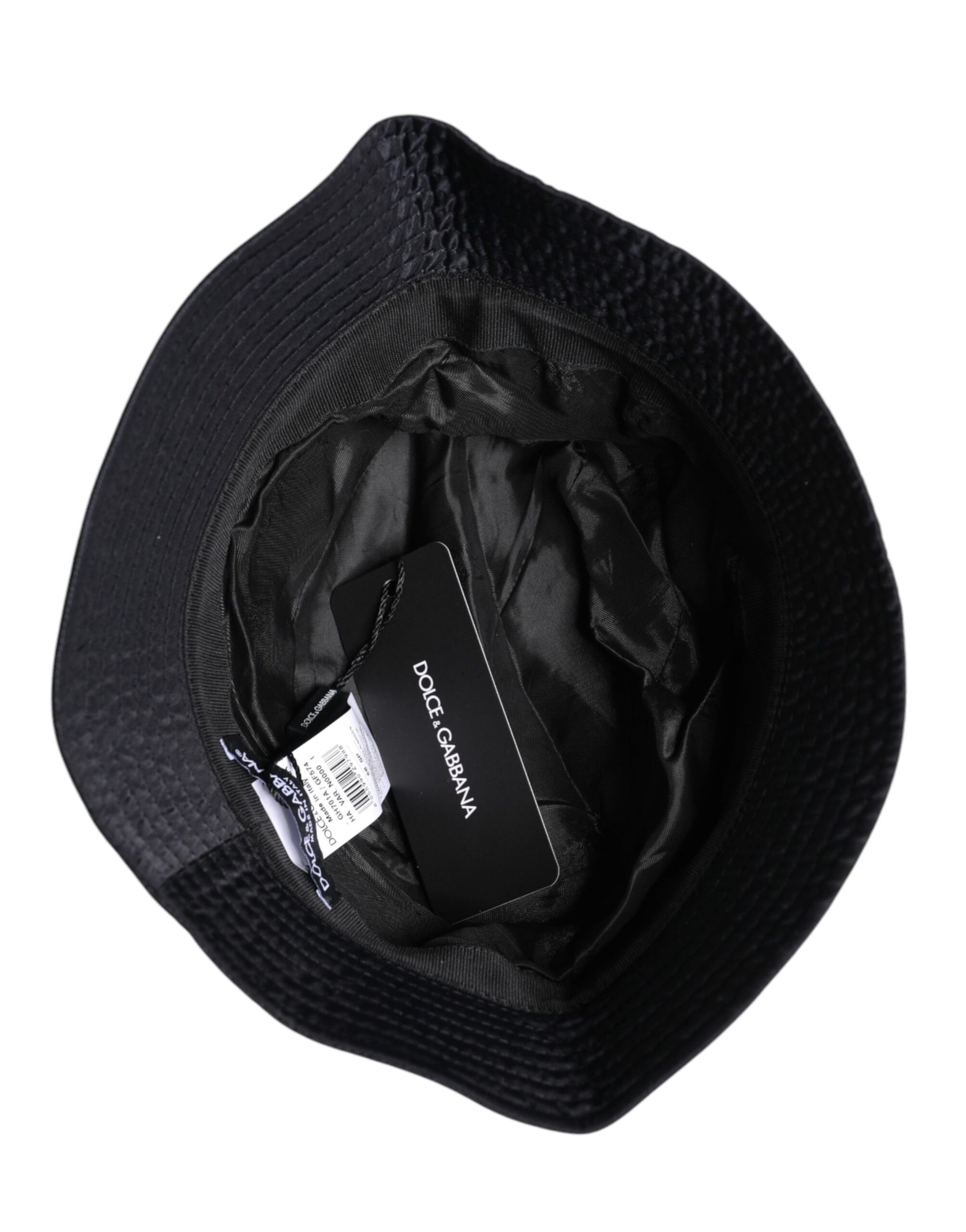 Bob Dolce & Gabbana en coton noir à large bord