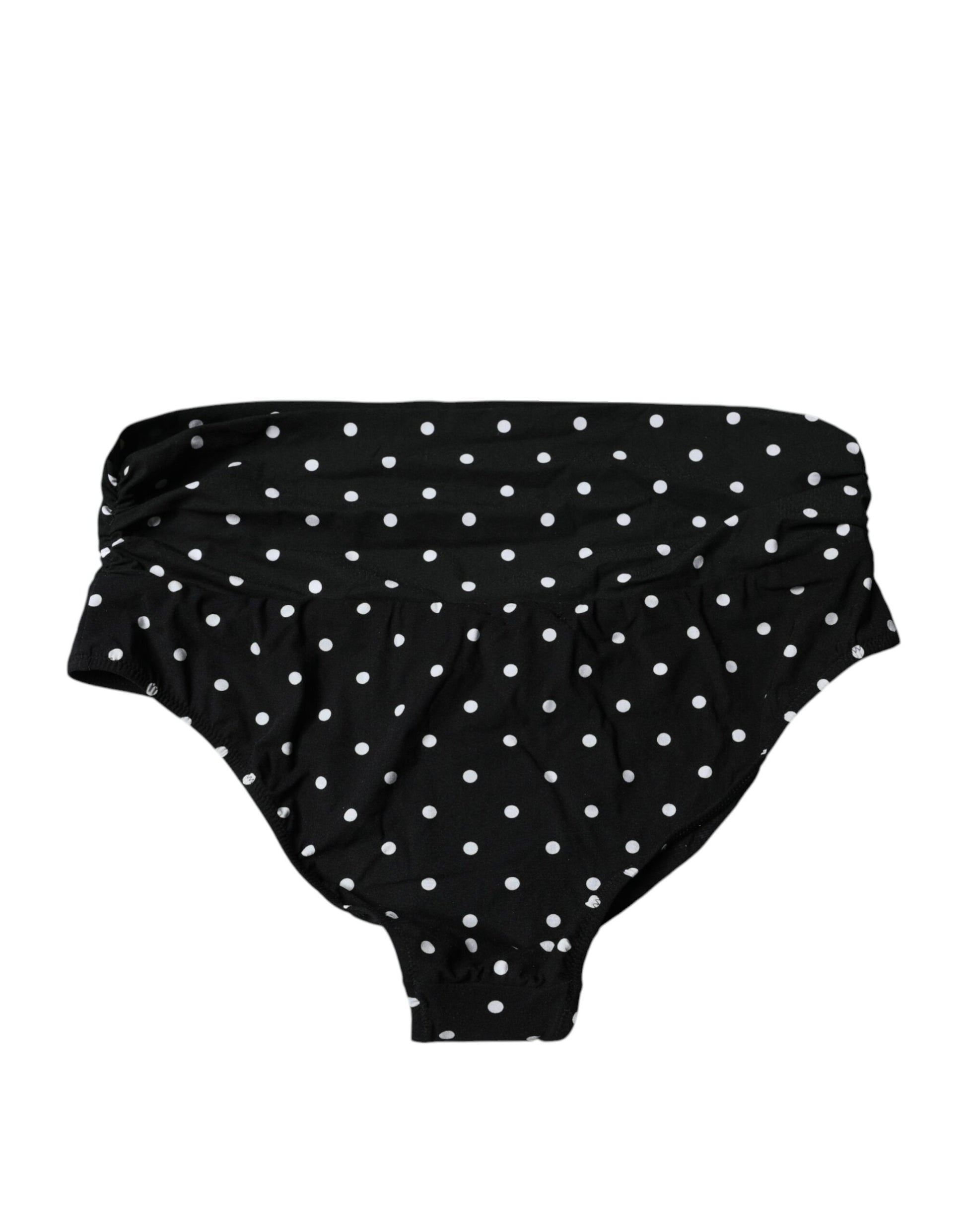 Bas de maillot de bain Dolce & Gabbana noir à pois