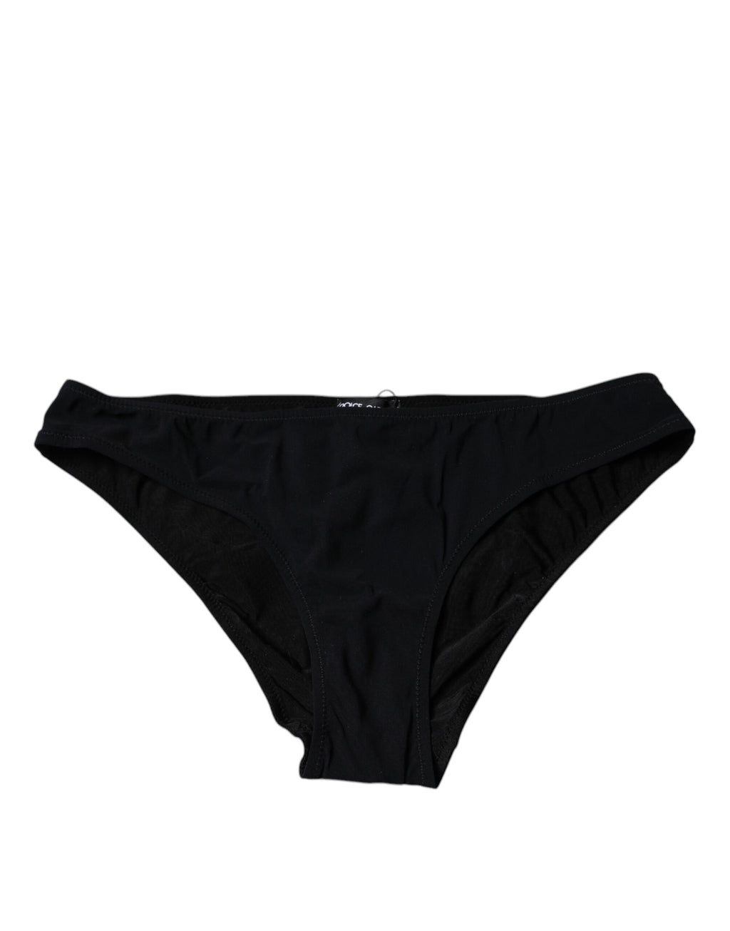 Culotte mi-haute en nylon stretch noir Dolce & Gabbana