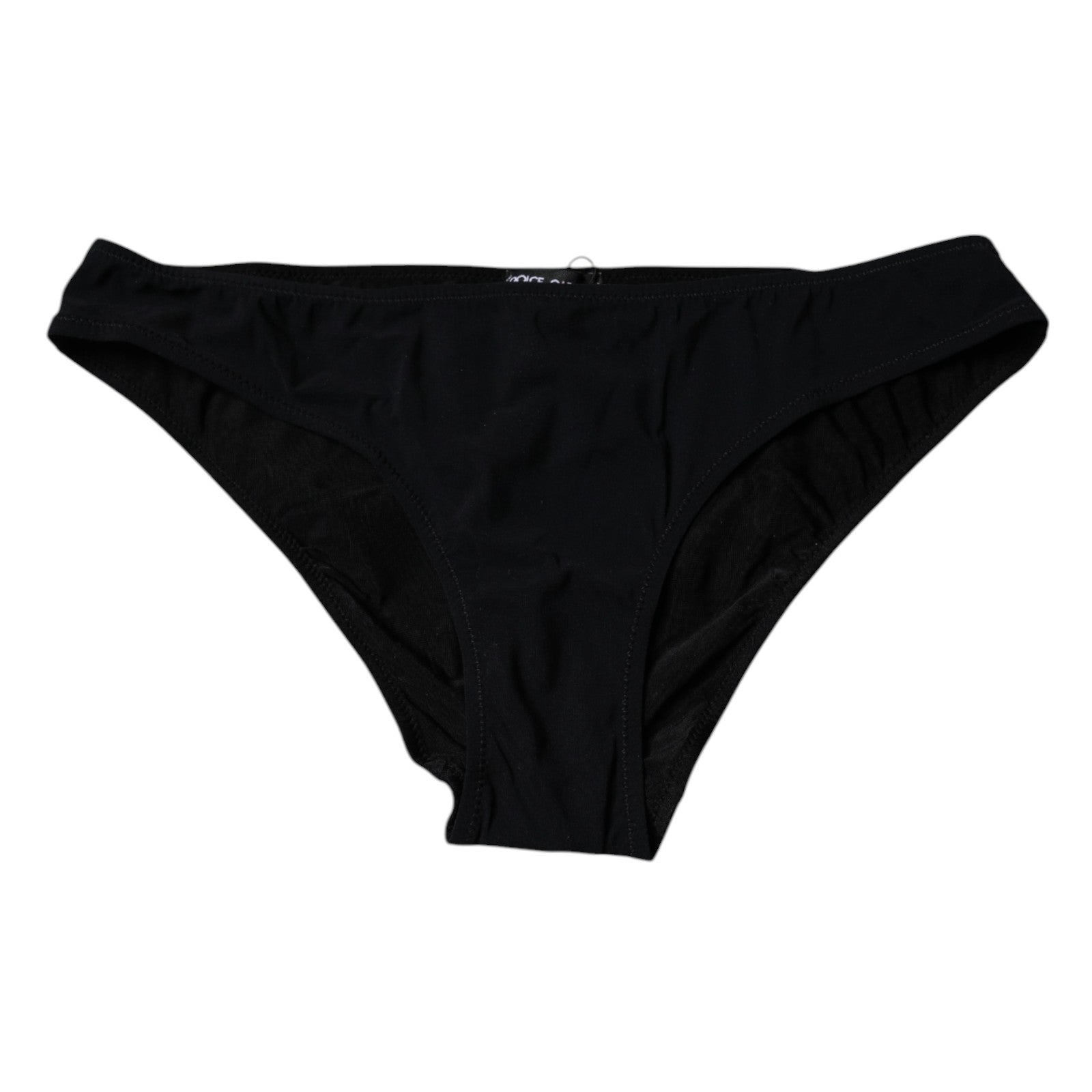 Culotte mi-haute en nylon stretch noir Dolce & Gabbana