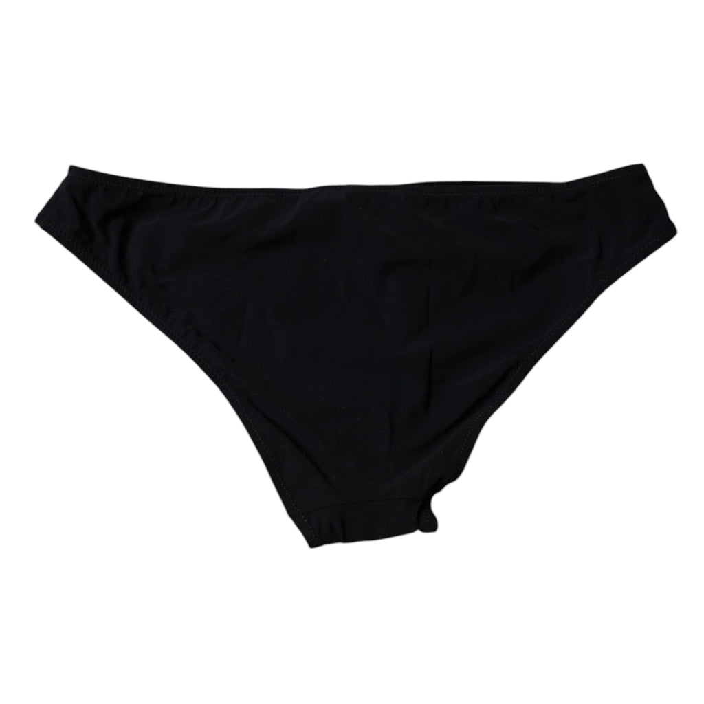 Culotte mi-haute en nylon stretch noir Dolce & Gabbana