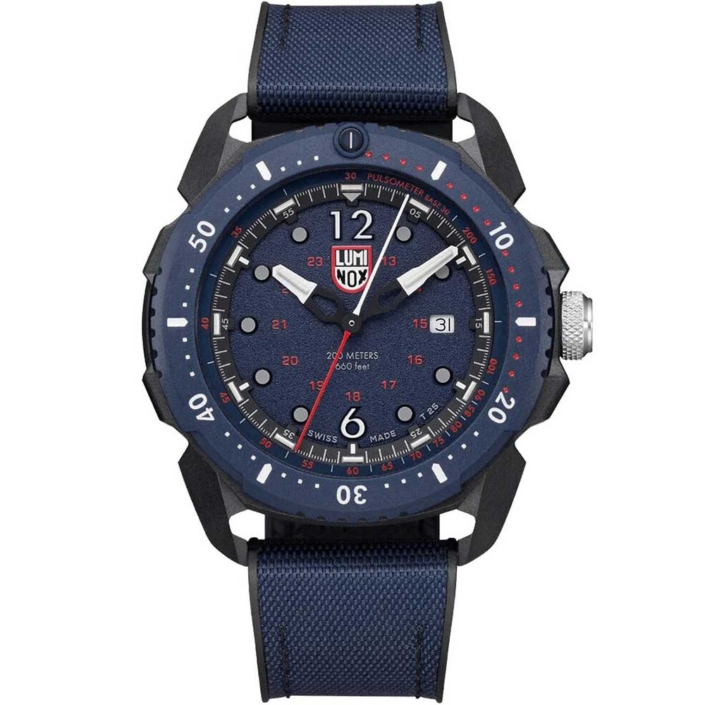 Luminox Blaue Kautschukuhr