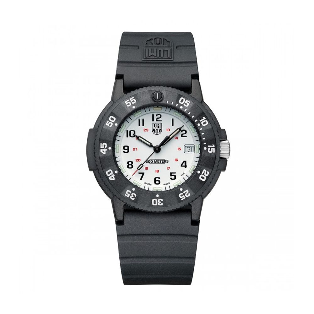 Luminox – Schwarze Kautschukuhr