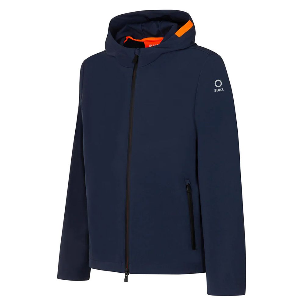 Suns Blaue Polyesterjacke