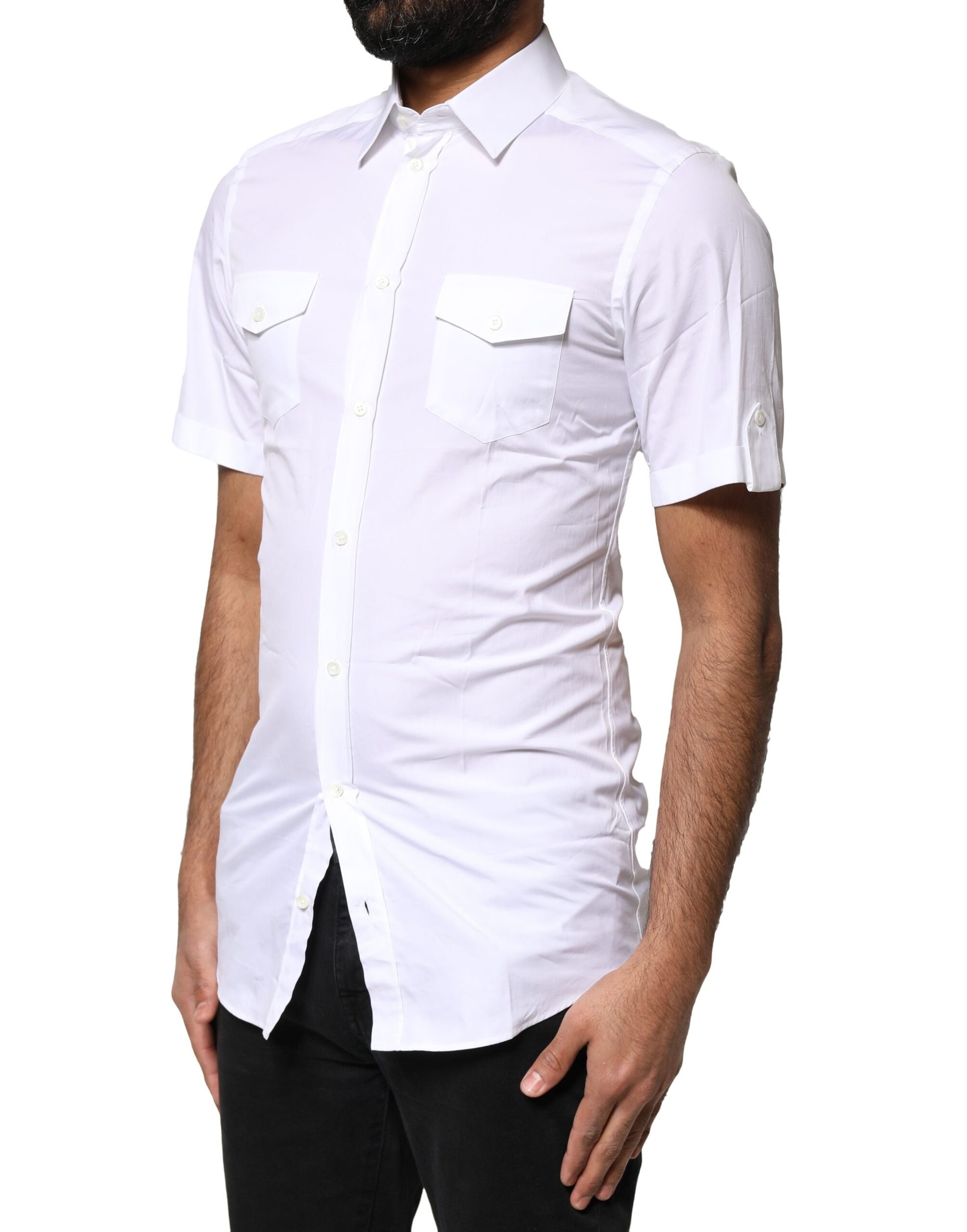 Dolce & Gabbana White Shortsleeve for Men detail view
