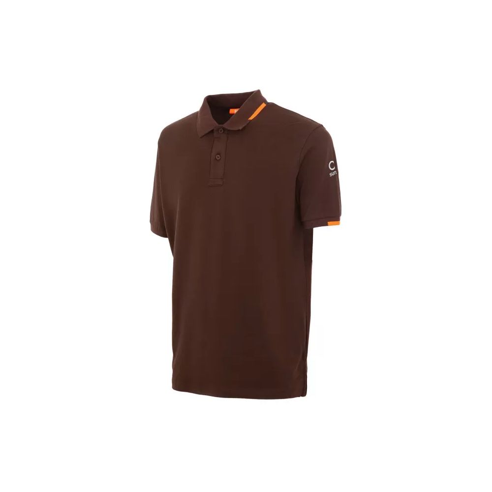 Suns Braunes Poloshirt aus Baumwolle