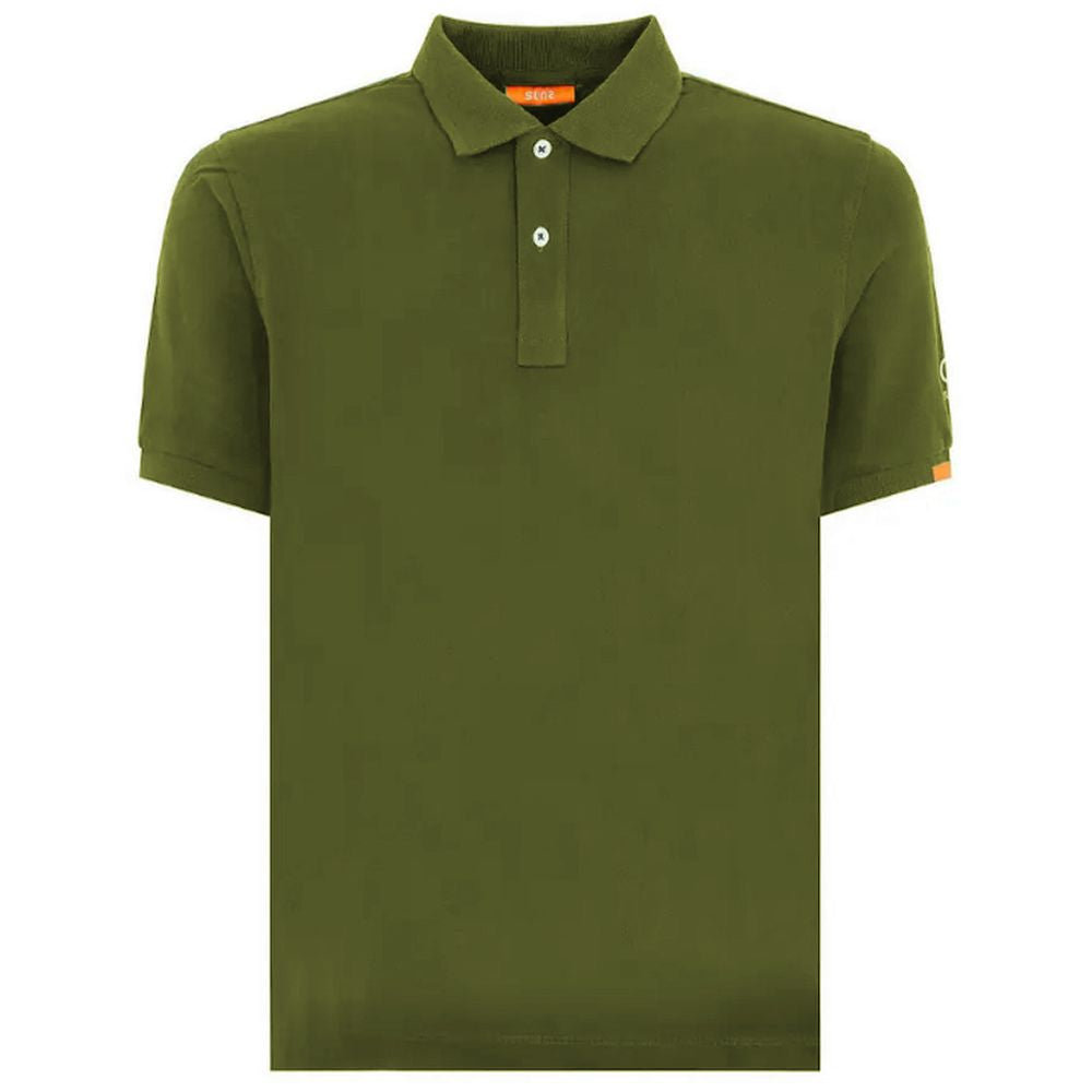 Suns Green Cotton Polo Shirt