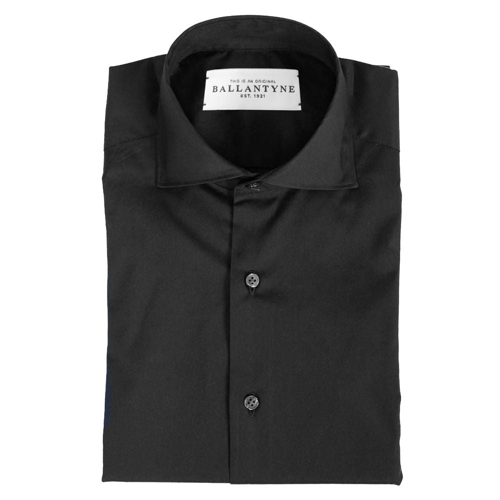 Ballantyne Black Cotton Men's Shirt