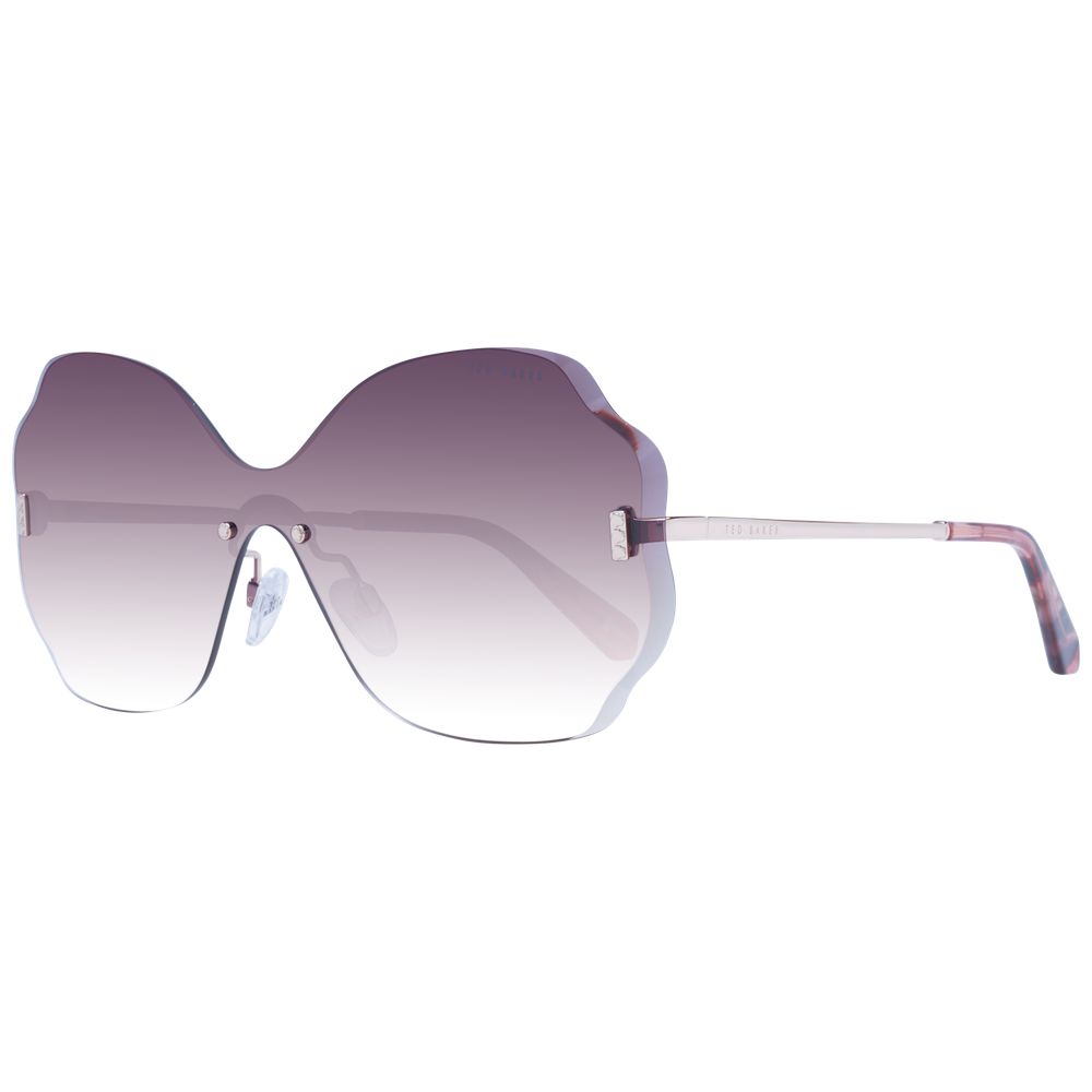 Lunettes de soleil Ted Baker en acétate rose doré