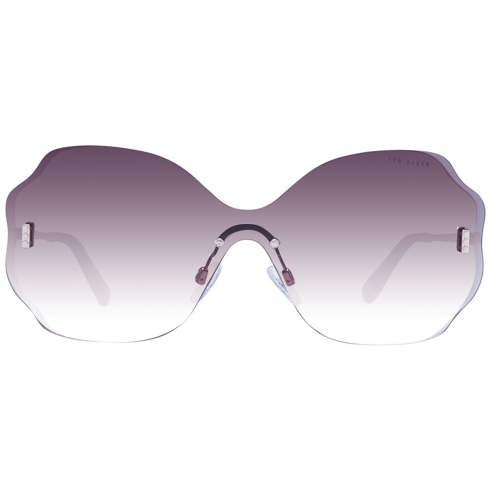 Lunettes de soleil Ted Baker en acétate rose doré