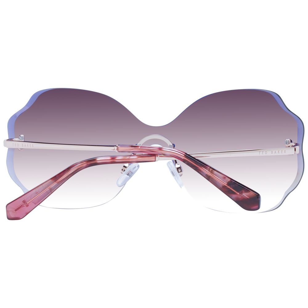 Lunettes de soleil Ted Baker en acétate rose doré