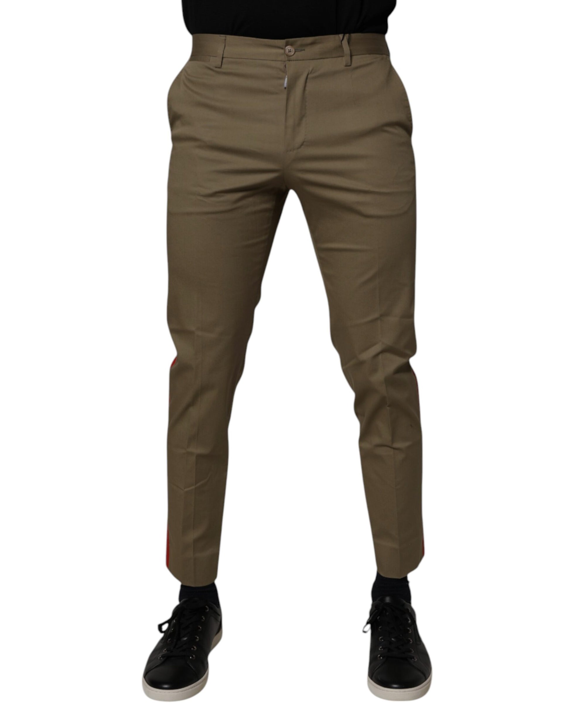 Dolce & Gabbana Green Chino Pants for Men