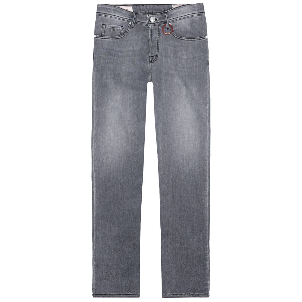 Tramarossa Graue Jeans und Hose aus Baumwolle