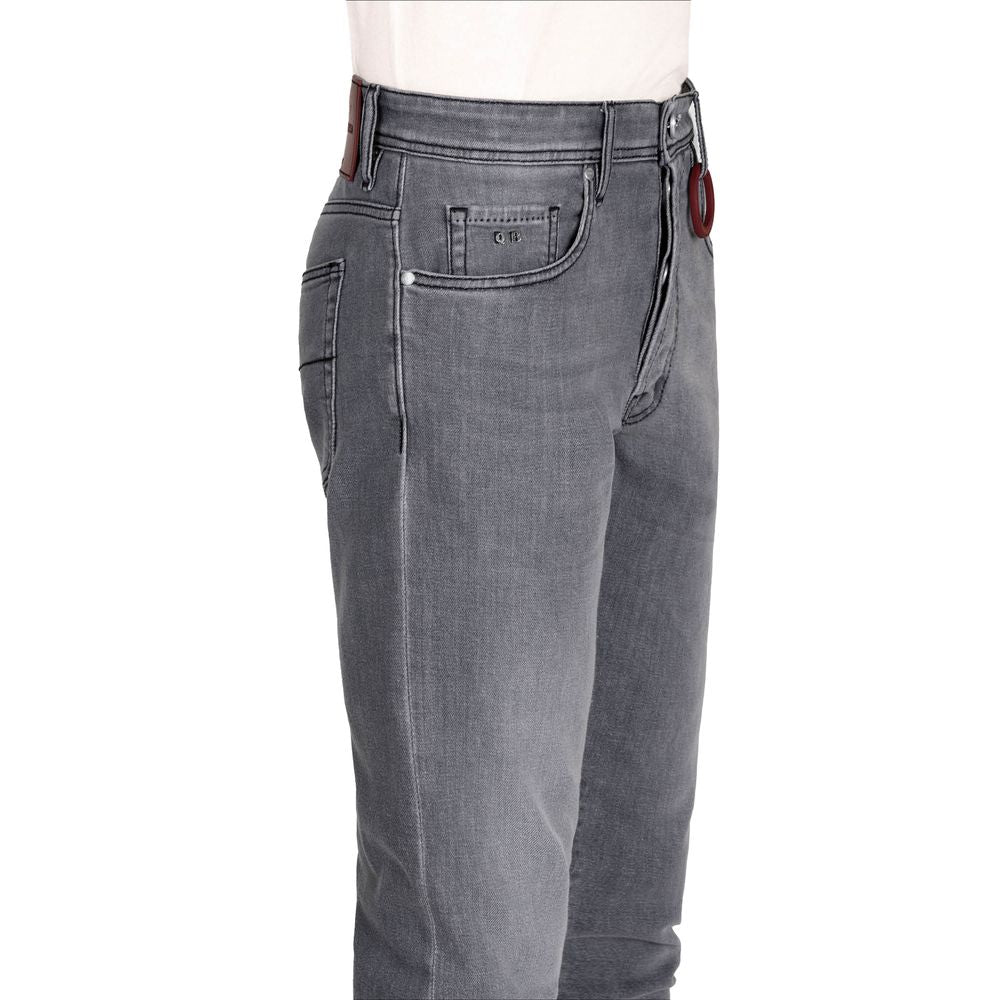 Tramarossa Graue Jeans und Hose aus Baumwolle