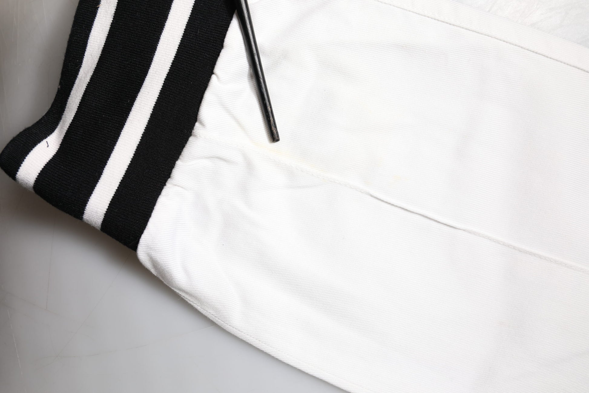Dolce & Gabbana White Cotton Jogger Cargo Skinny Pants