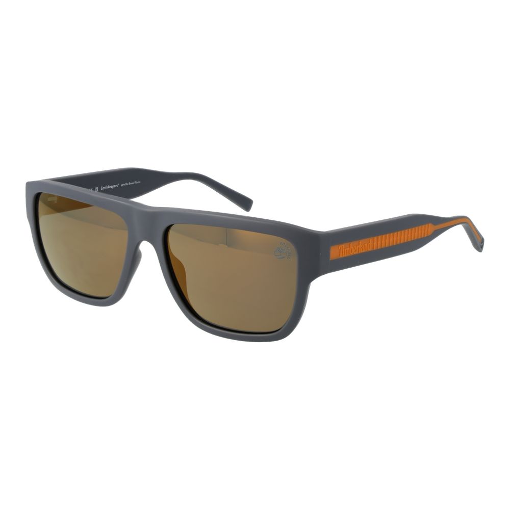 Lunettes de soleil Timberland en plastique gris