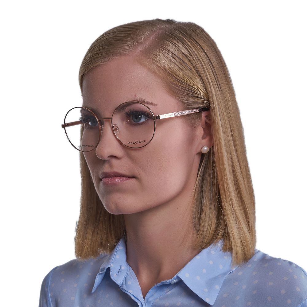 Lunettes (Montures) Marciano by Guess en métal doré rose