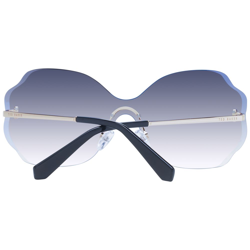 Lunettes de Soleil Ted Baker en Acétate Doré