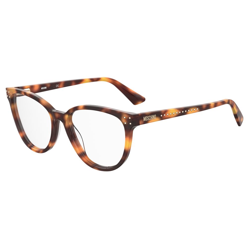 Moschino Braune Acetatrahmen