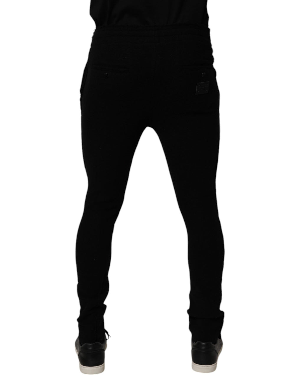 Dolce & Gabbana Pantalon de jogging en cachemire noir pour homme