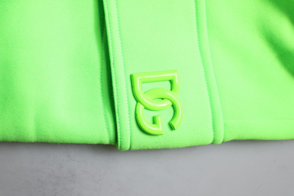 Pantalon de jogging cargo Dolce & Gabbana vert fluo pour homme