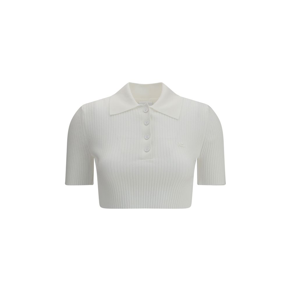 Kurzes Poloshirt von Courrèges