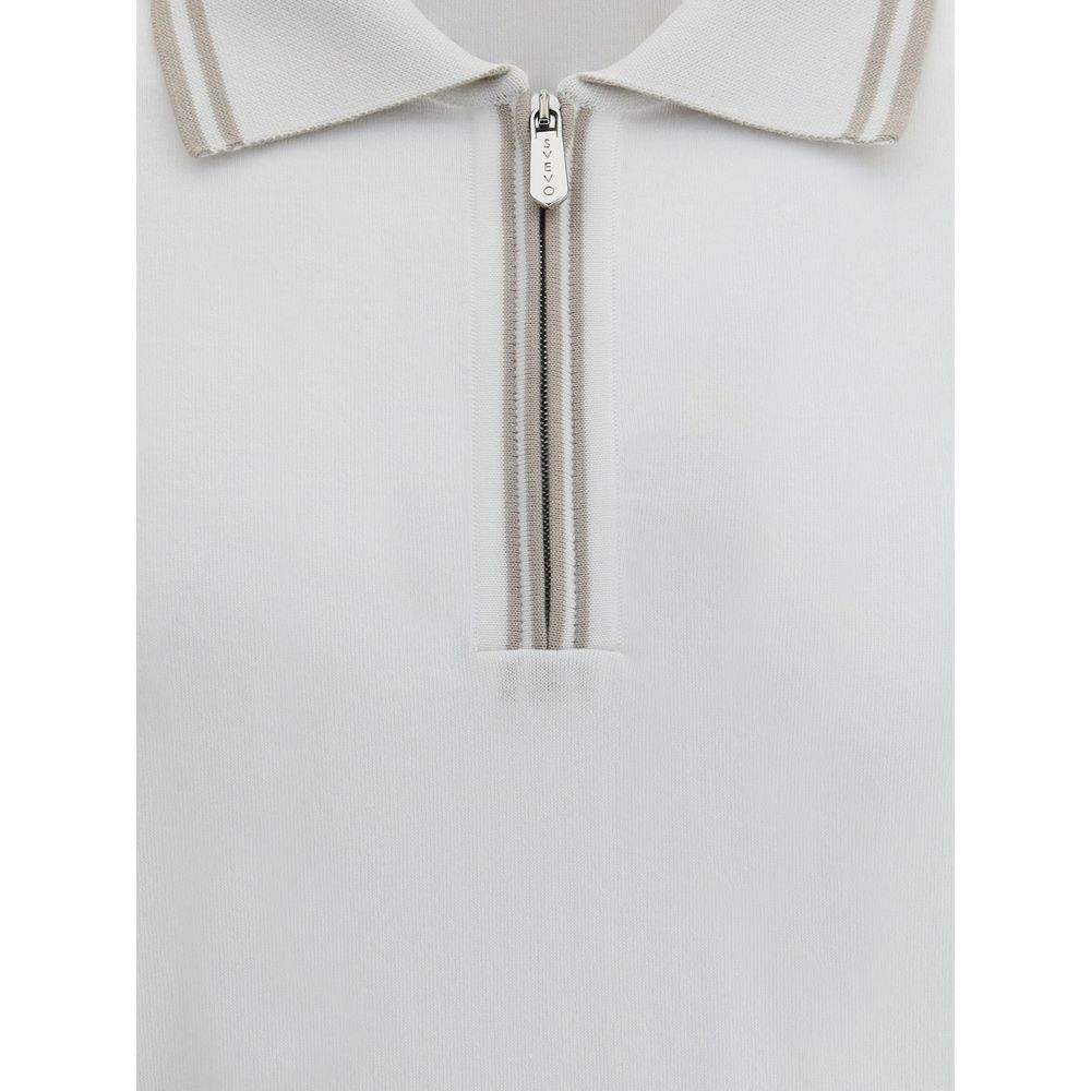 Svevo Poloshirt mit Reißverschluss