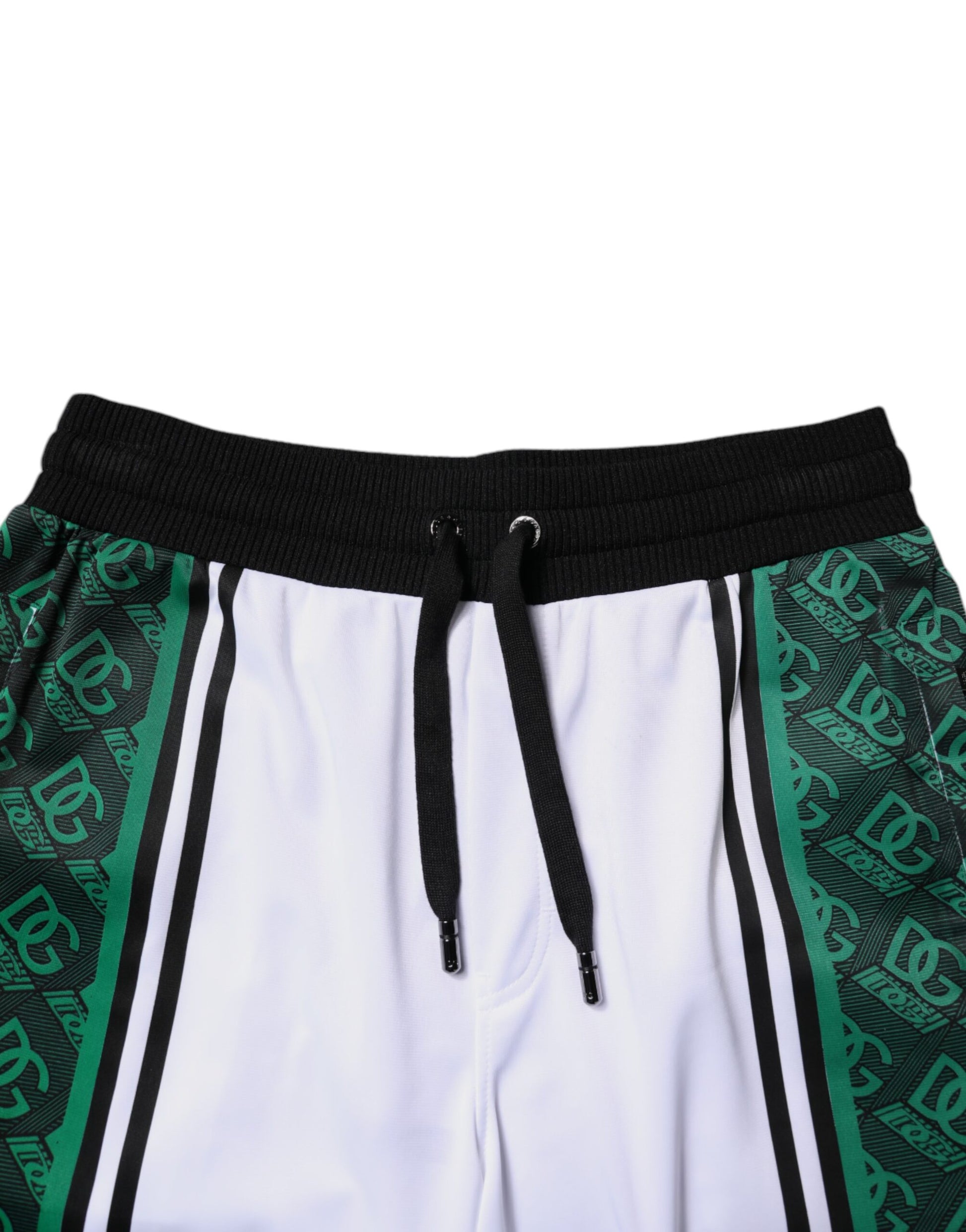 Shorts en jersey Dolce & Gabbana blancs et verts pour homme