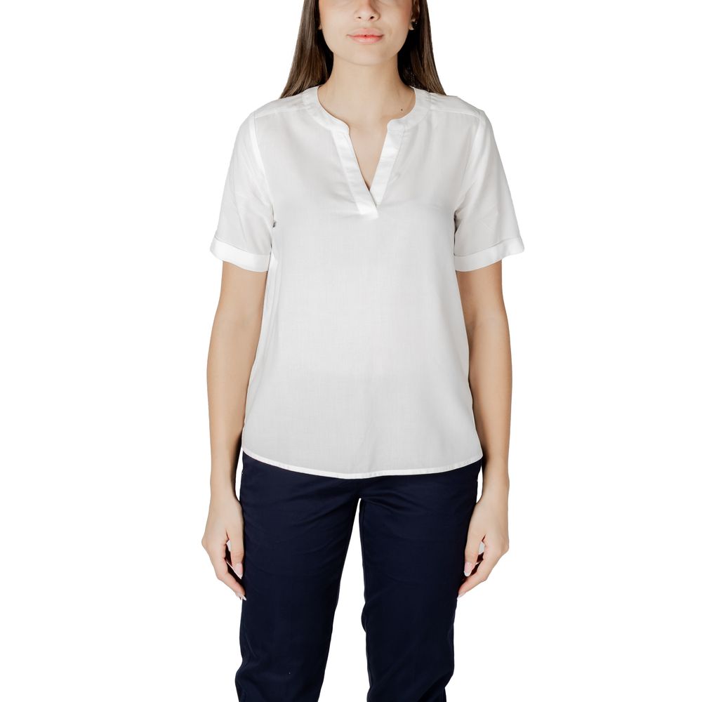 Street One Blouse en Viscose Blanche