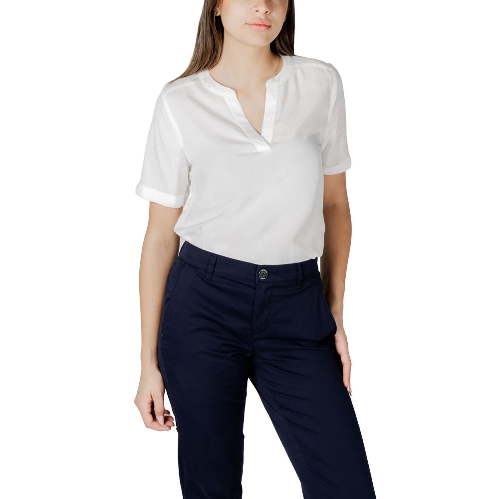 Street One Blouse en Viscose Blanche