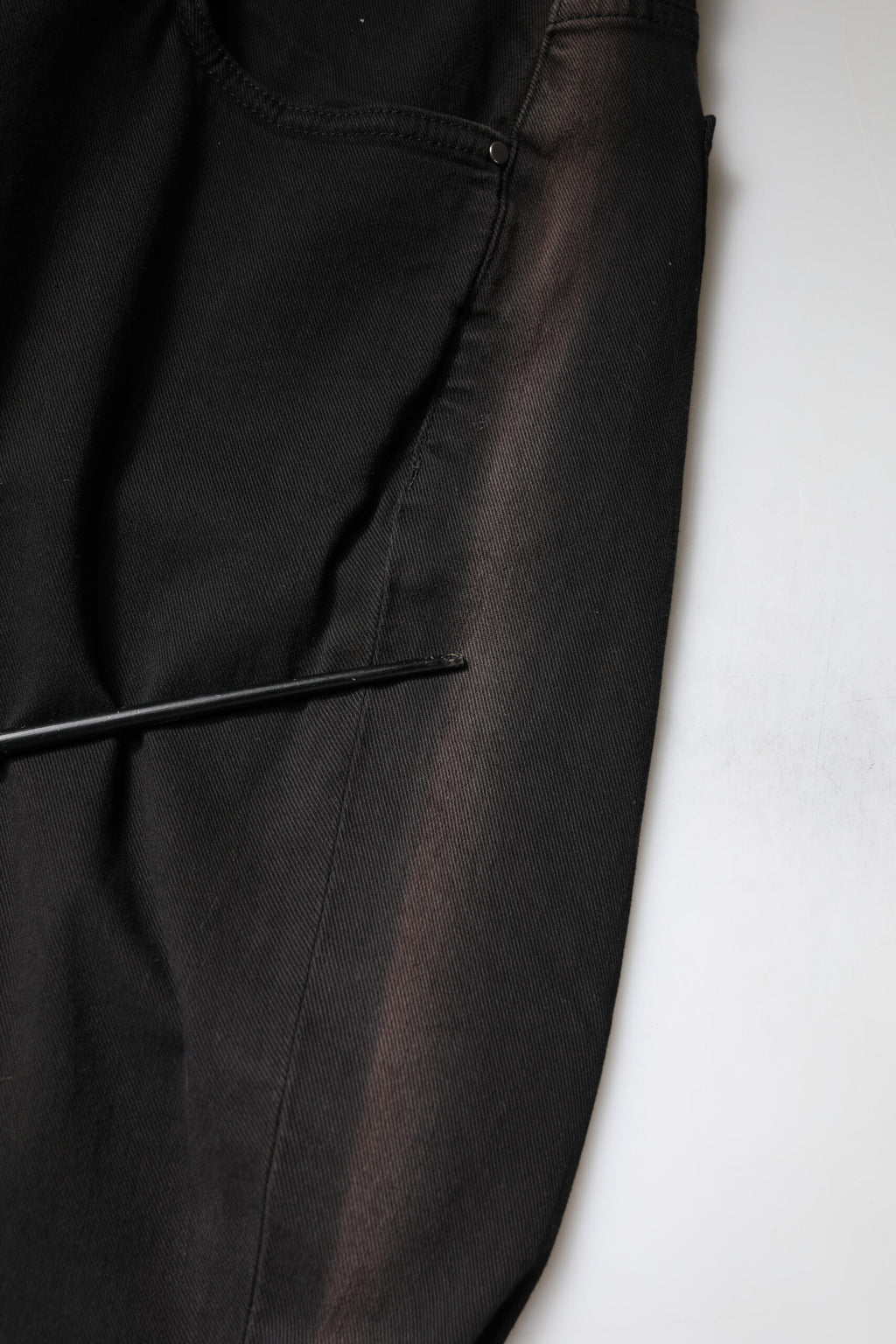 Jean slim taille haute en coton noir Dolce & Gabbana
