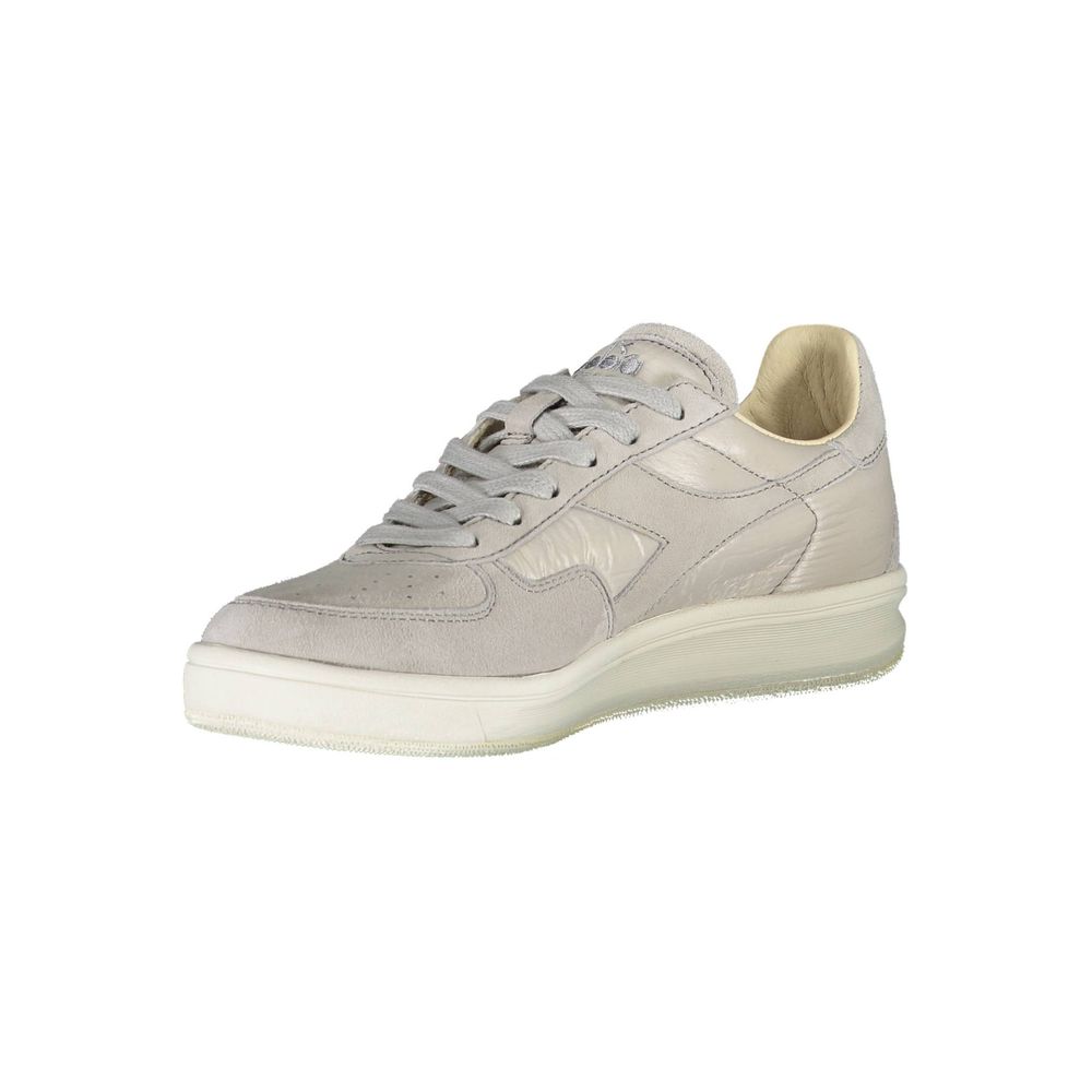 Diadora Damen-Sneaker aus grauem Leder