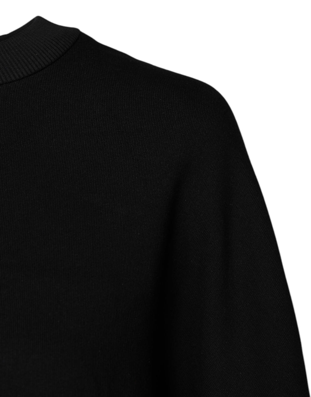 Dolce & Gabbana Sweatshirt Ras du Cou en Coton Noir