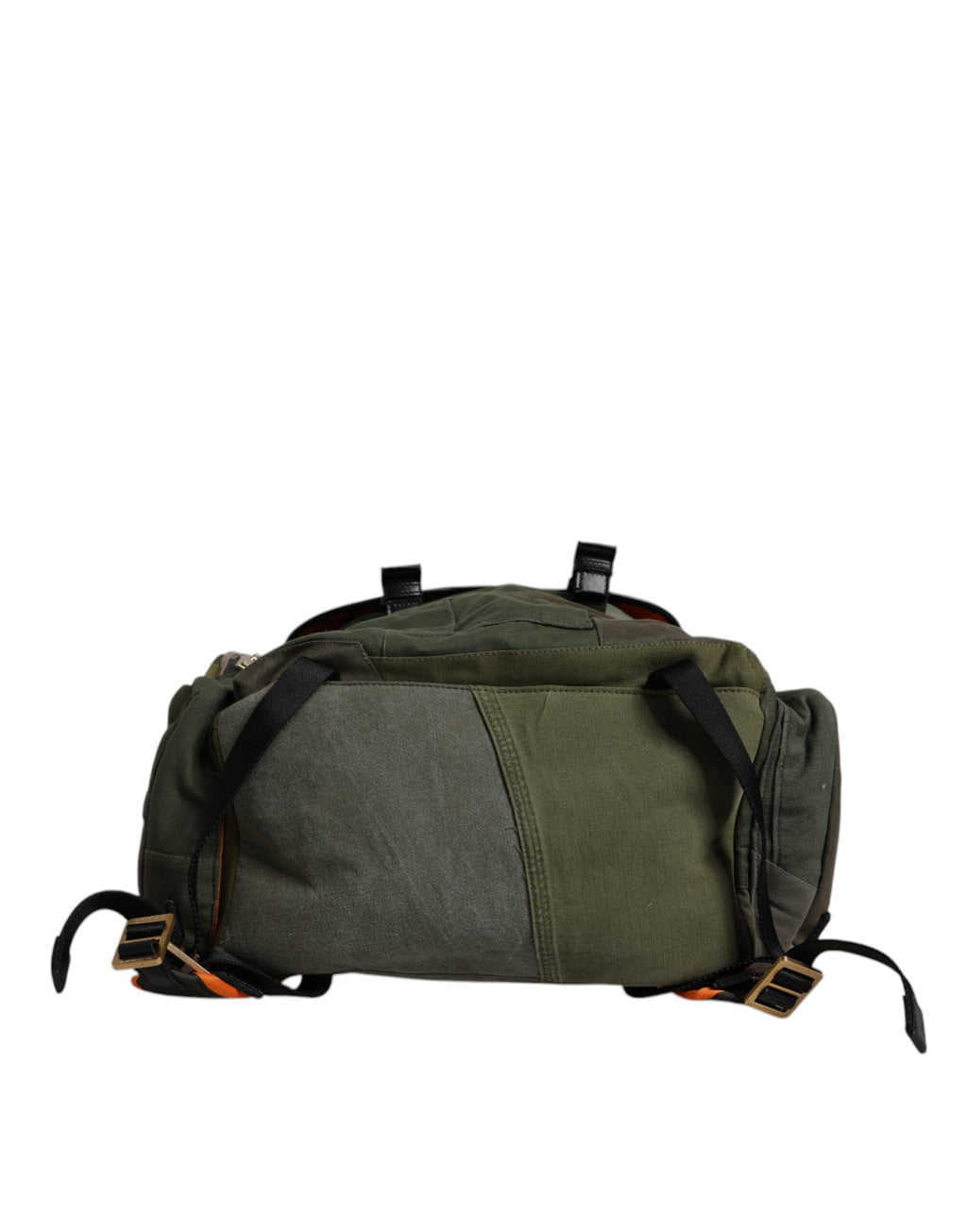 Sac à dos de voyage Dolce & Gabbana vert militaire patchwork
