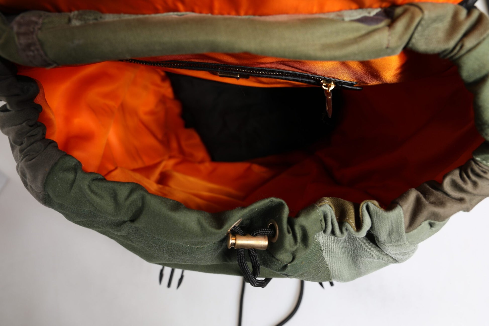 Sac à dos de voyage Dolce & Gabbana vert militaire patchwork