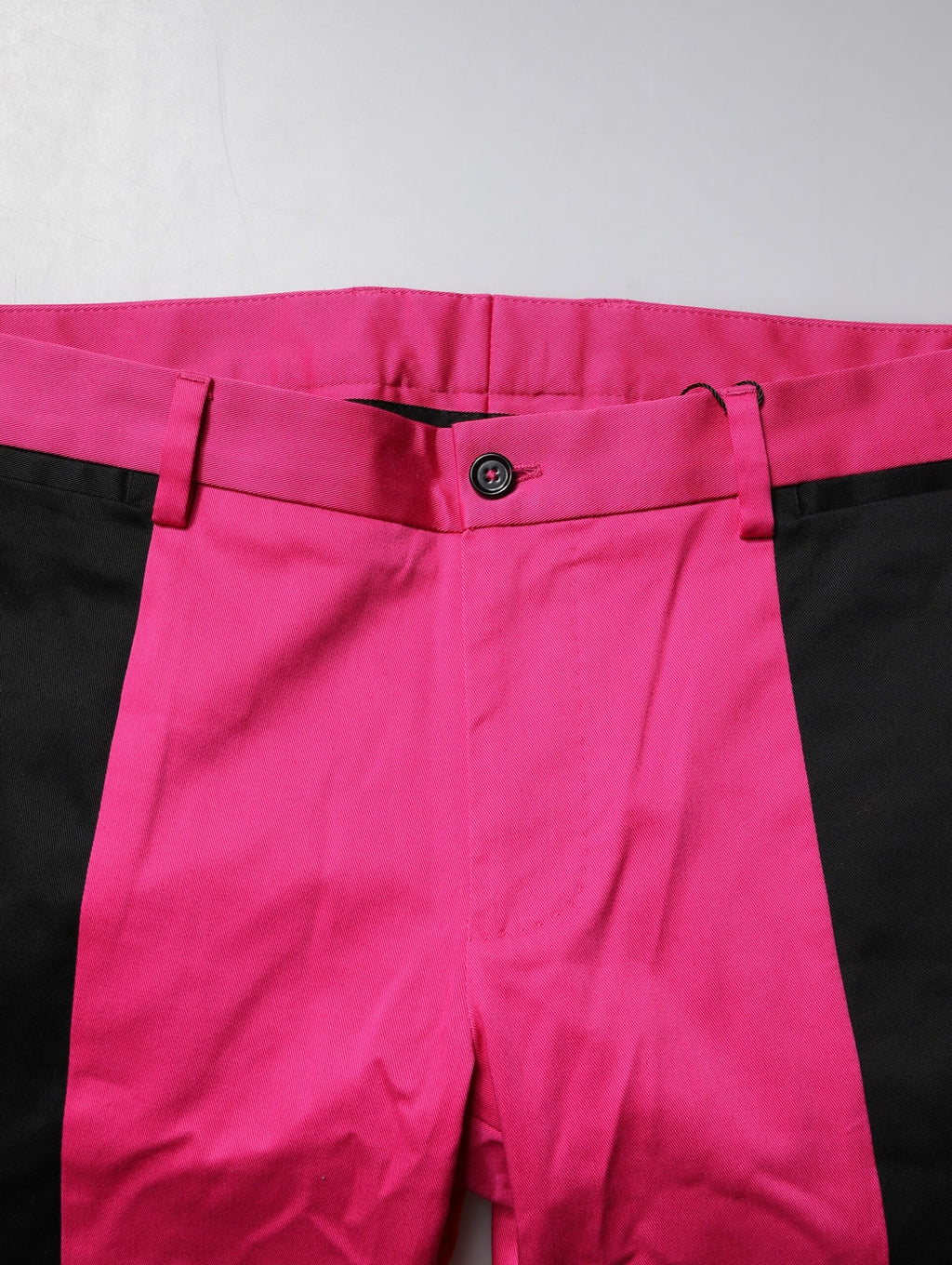 Pantalon de Costume Homme Slim Rayé Rose et Noir Dolce & Gabbana