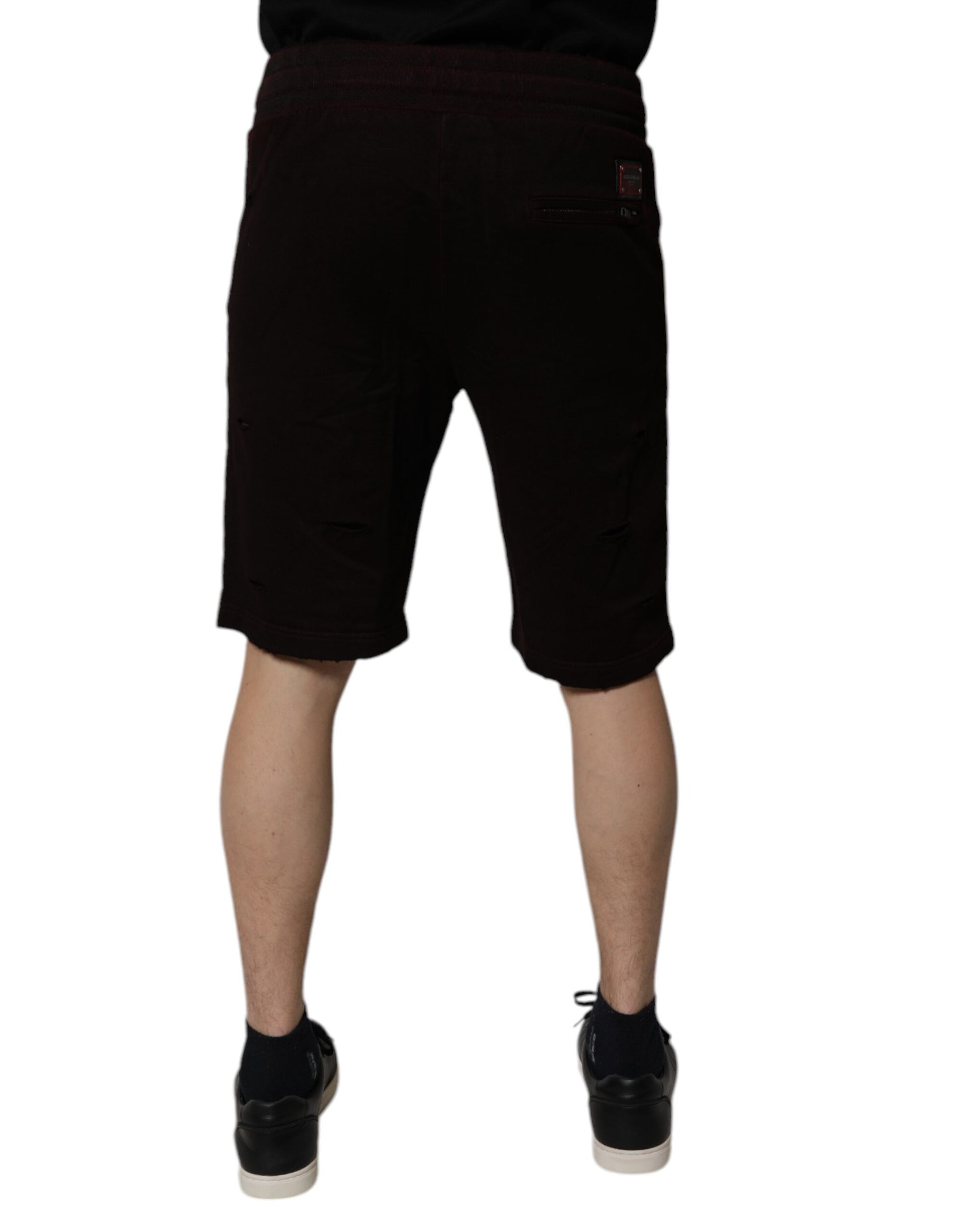 Shorts Dolce & Gabbana en coton marron bermuda homme