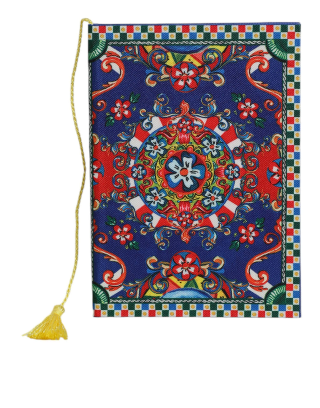 Carnet Dolce & Gabbana en polyester multicolore imprimé Carretto Siciliano