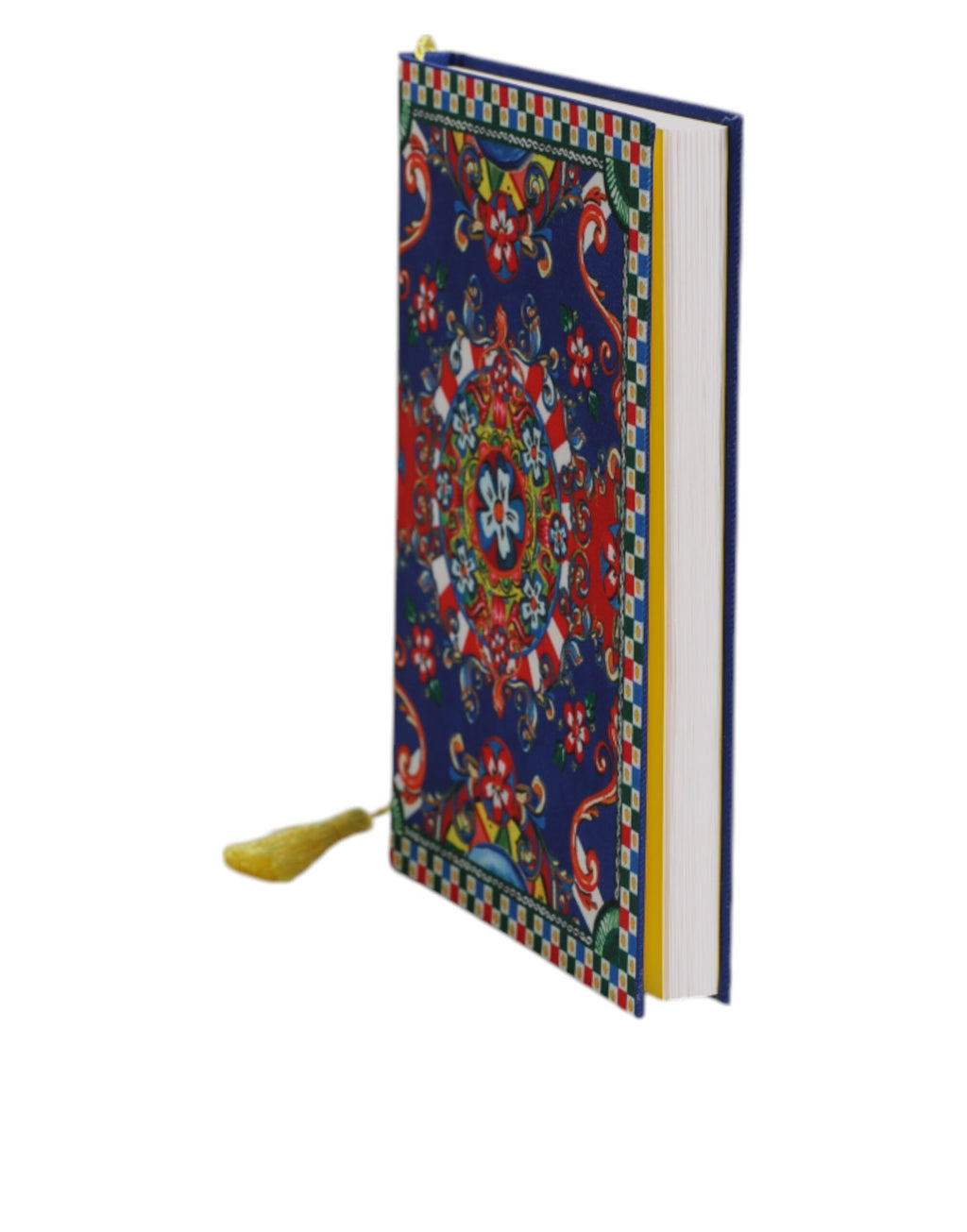 Carnet Dolce & Gabbana en polyester multicolore imprimé Carretto Siciliano