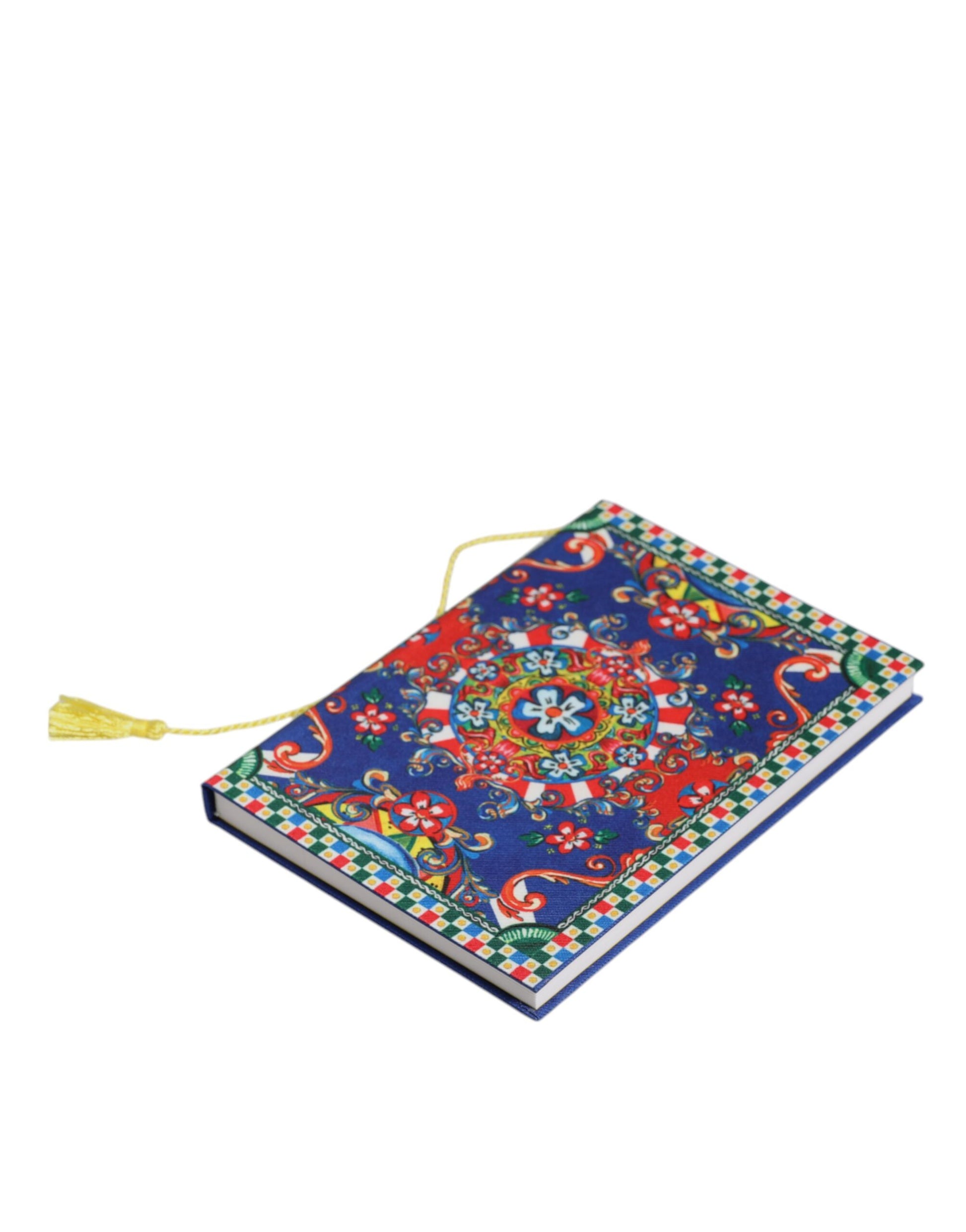 Carnet Dolce & Gabbana en polyester multicolore imprimé Carretto Siciliano