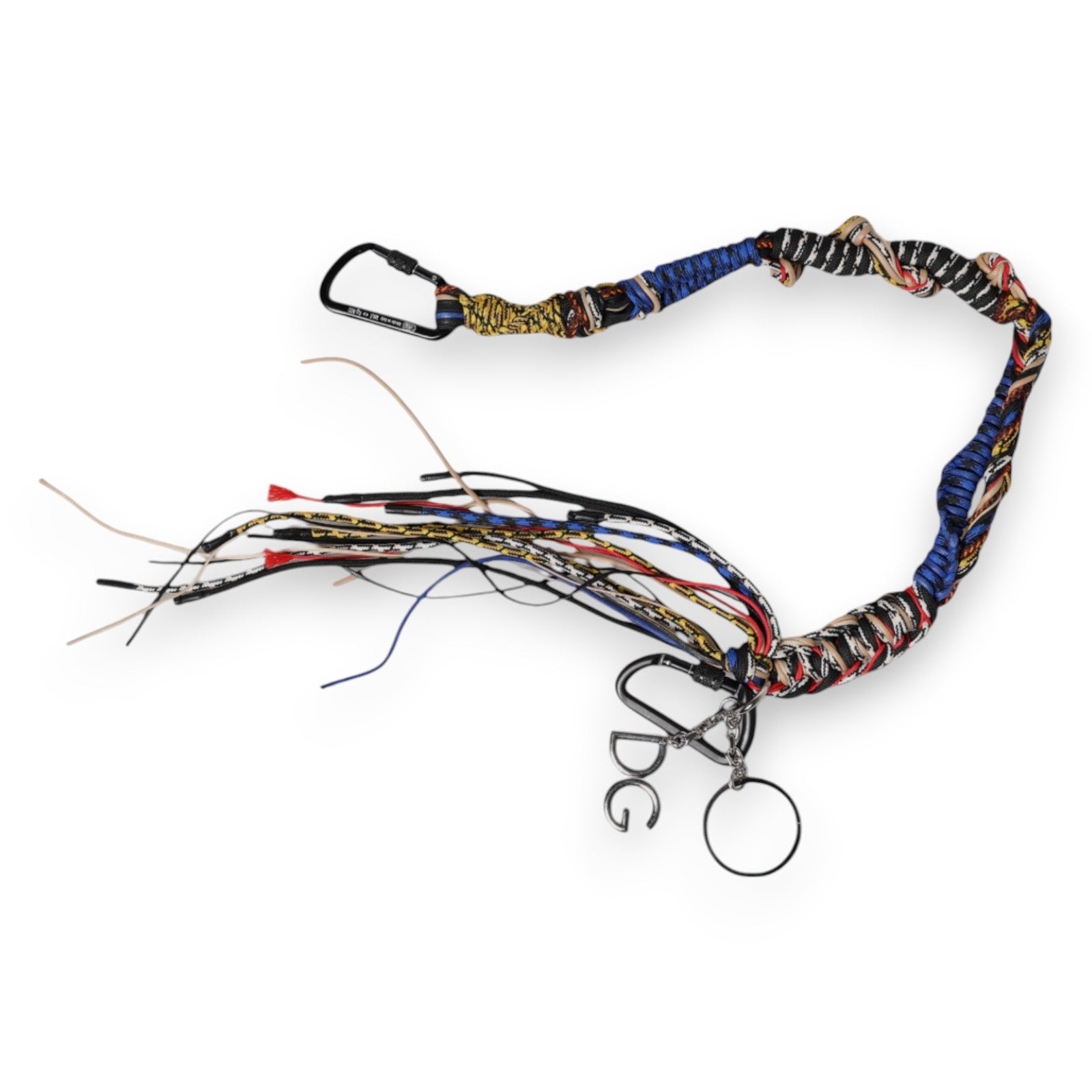 Bandoulière Dolce & Gabbana multicolore en corde tressée avec logo