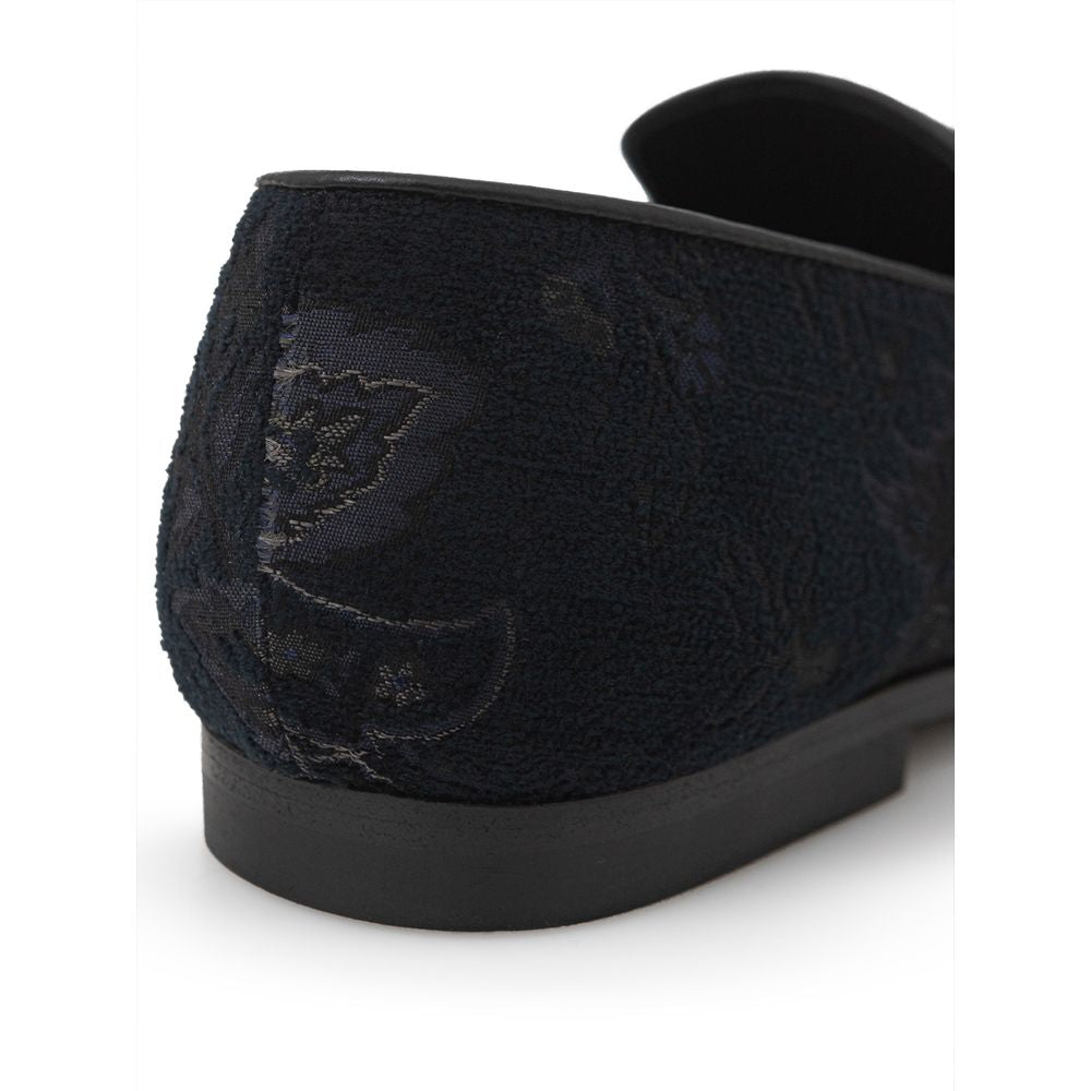 Etro – Slipper aus blauem Leder