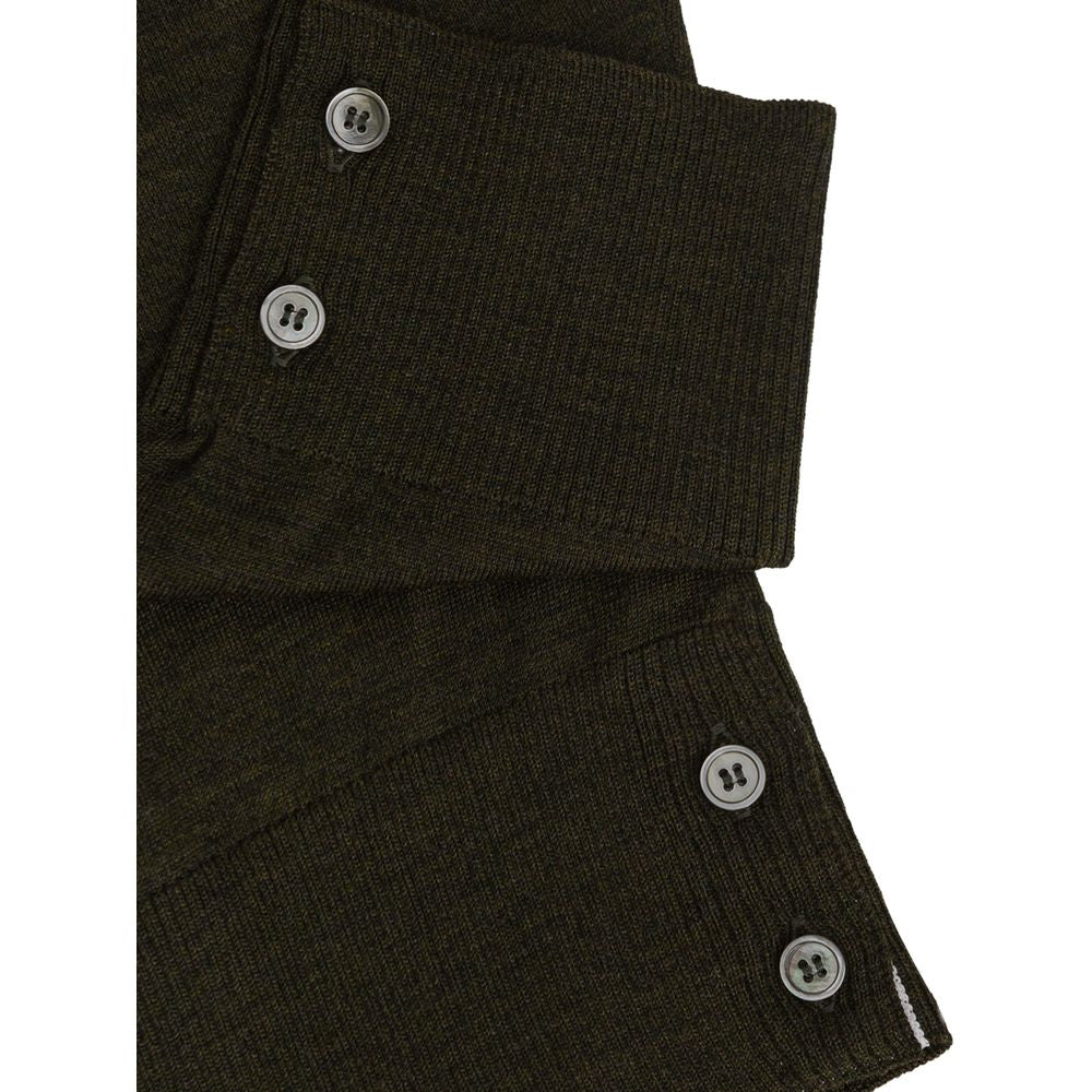 Sweat-shirt en laine verte Thom Browne
