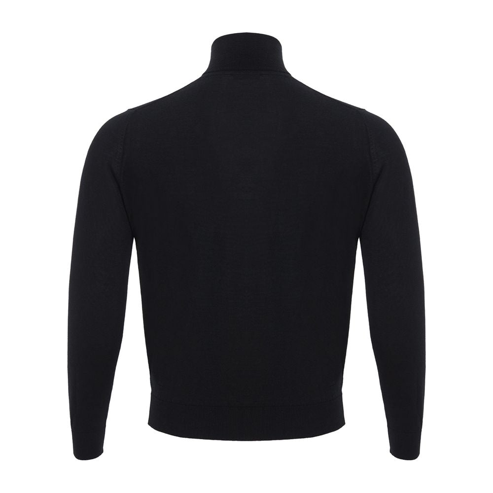 Colombo – Luxus-Pullover aus italienischem Kaschmir in Schwarz