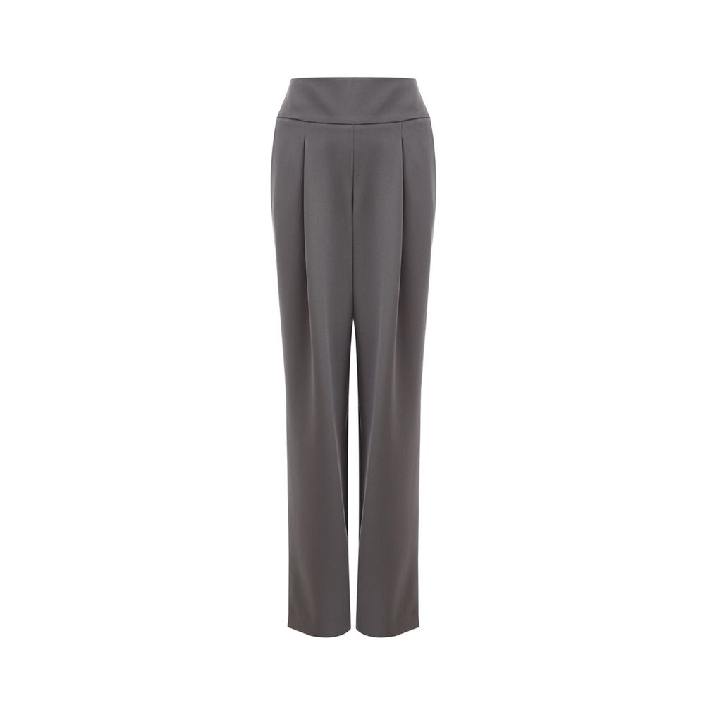 Lardini Schicke graue Wollhose für anspruchsvollen Stil