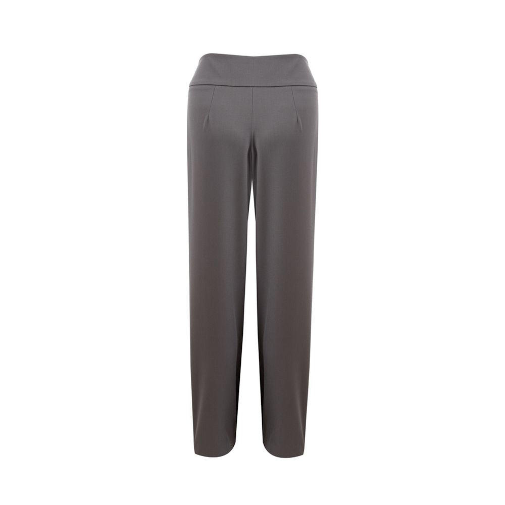 Lardini Schicke graue Wollhose für anspruchsvollen Stil