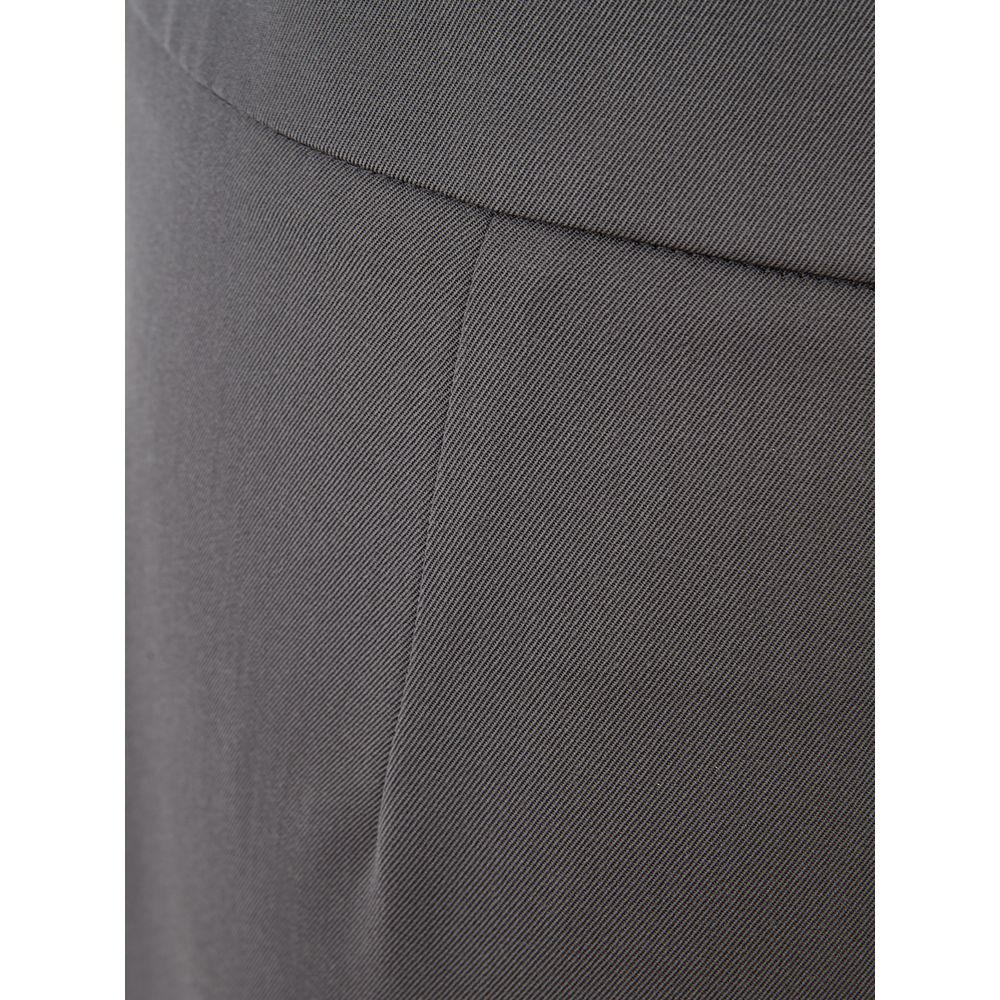 Lardini Schicke graue Wollhose für anspruchsvollen Stil