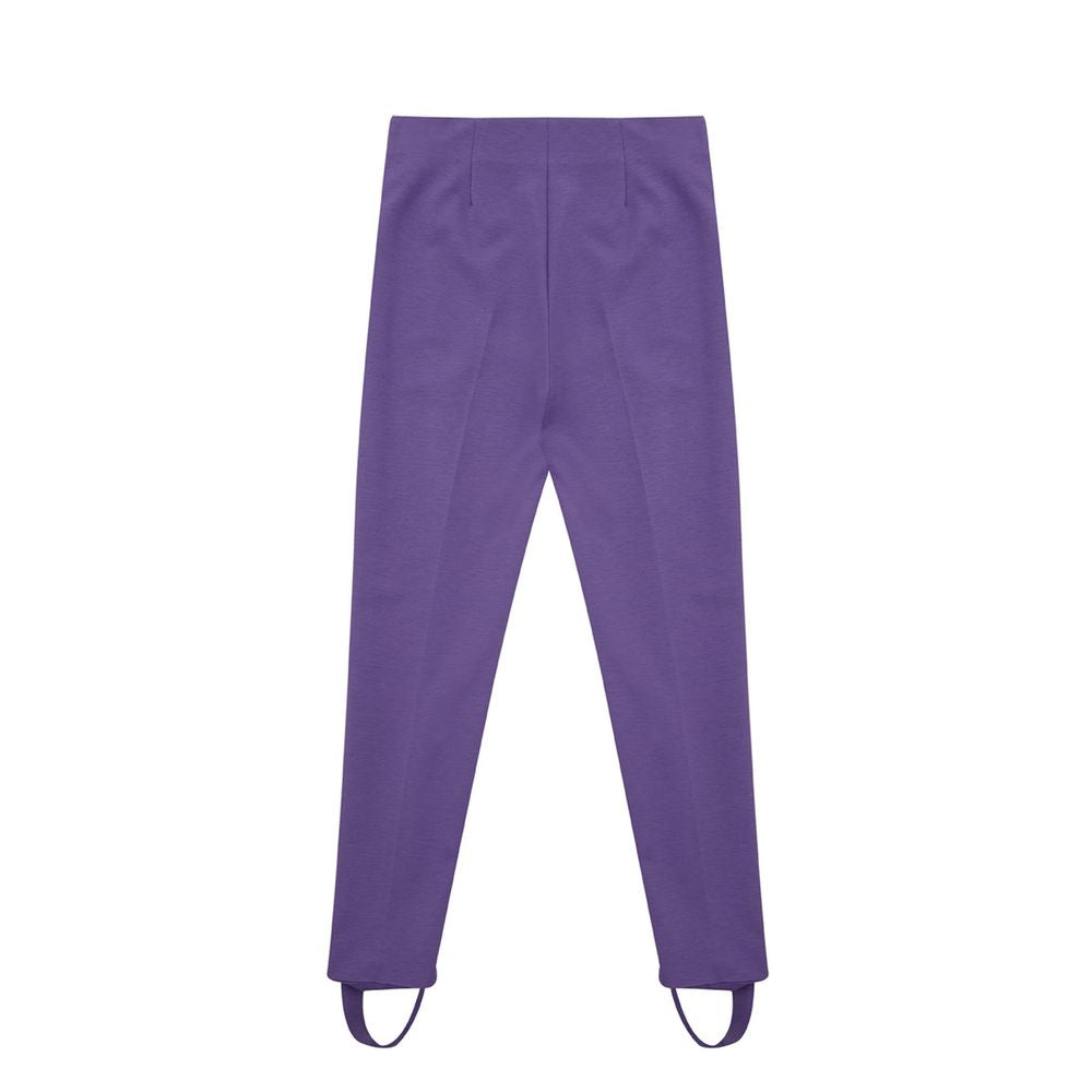 Pantalon de sport Lardini en viscose violette