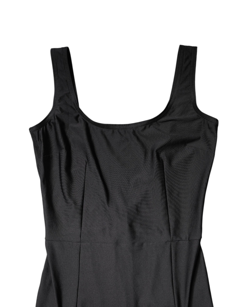 Combinaison moulante noire sans manches Dolce & Gabbana pour femme