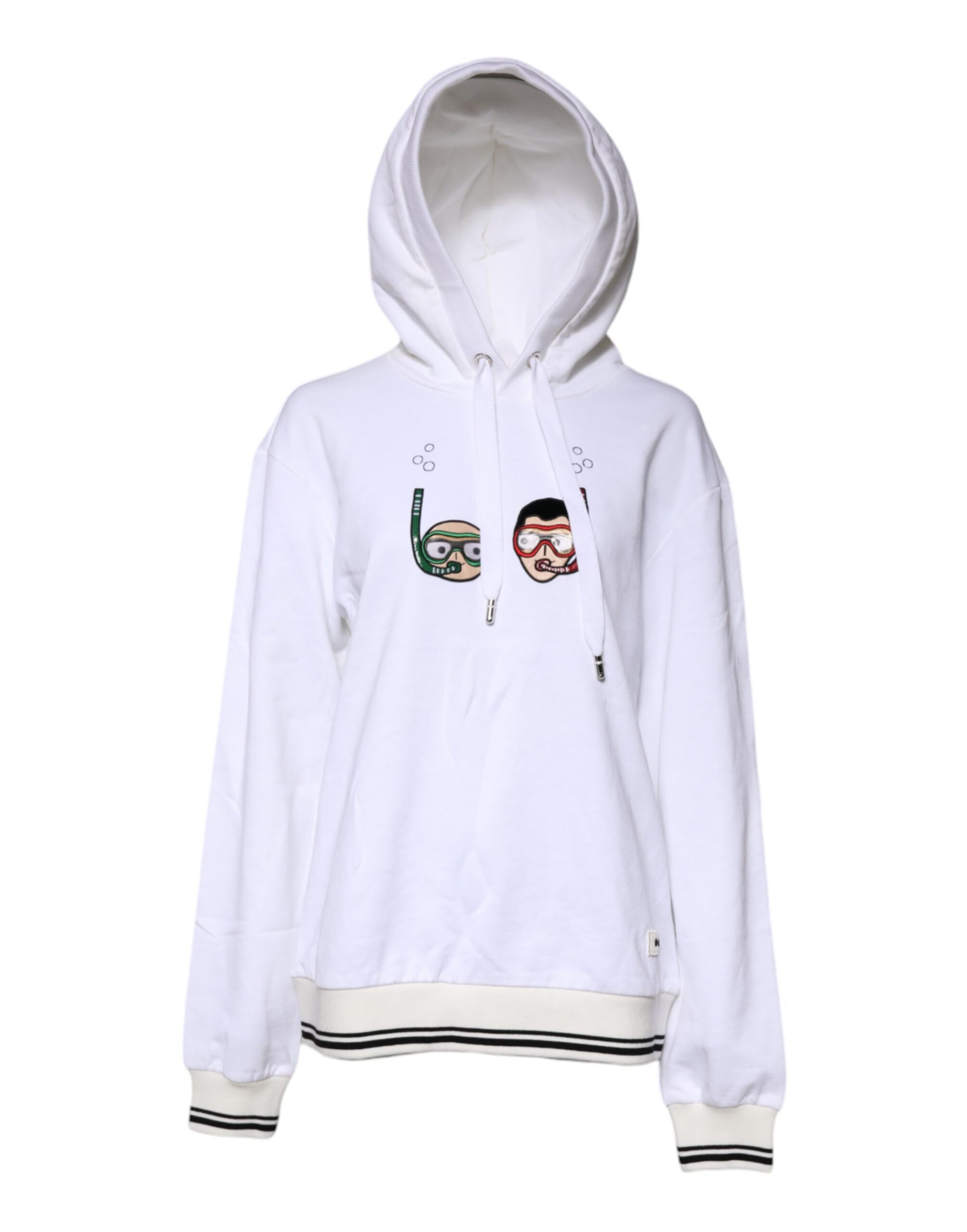 Pull à Capuche Dolce & Gabbana Blanc #DGFamily